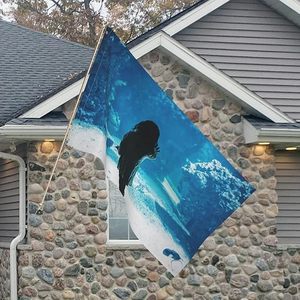 Chất Lượng Cao Tùy Chỉnh Bất Kỳ Kích Thước Thiết Kế In Logo Của Bạn Vải Thăng Hoa Hai Mặt Tùy Chỉnh Cờ In Ấn Biểu Ngữ Với Logo 3X5FT - Product Image 5