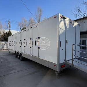 Restroom with Climate Control VIP Events Private Parties Toilet Outdoor Camping Portable Potty Trailer - Product Image 2