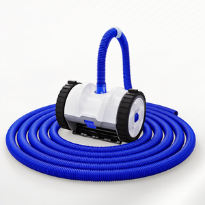 Limpiador automático de piscinas de plástico con alimentación por enchufe, <span class=keywords><strong>aspirador</strong></span> lateral potente para piscinas enterradas, <span class=keywords><strong>manguera</strong></span> de 40 pies que no se enrolla y capaz de escalar paredes. - Product Image 4