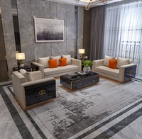 Vente en gros ensemble de canapés Royal modèle de haute qualité meubles de salon de luxe canapé design en peau de vache