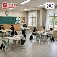 MINYI OFFSET Corée du Sud Ensemble bureau et chaise d'étude pour étudiants, table et chaise scolaires