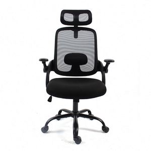 Schienale alto regolabile bracciolo nero ergonomico in Mesh sedia da ufficio di lusso Executive sedia da ufficio - Product Image 1