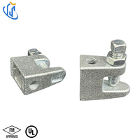 Pince de fixation M10 M12 UTTBC3, pince galvanisée pour poutre utilisée avec pince de tuyauterie sismique pour projets de sprinklers anti-incendie