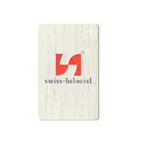 Eco-Friendly Wooden Waterproof 1K NFC RFID Key Card 13.56MHz for Smart Door Locks & Hotel Security Systems