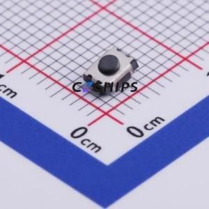 K2-1807UA-A4DW-06 Tactile Switch SMD Switch Single Pole Single Throw Round Button 2.5N Vertical Mount - Product Image 1