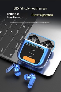 <span class=keywords><strong>Auriculares</strong></span> Inalámbricos Bt 5.4 con Pantalla LED, <span class=keywords><strong>Auriculares</strong></span> para Juegos, <span class=keywords><strong>Auriculares</strong></span> Deportivos, Sonido HIFI, <span class=keywords><strong>Auriculares</strong></span> de Baja Latencia - Product Image 4