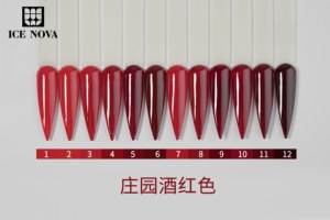 Esmalte de <span class=keywords><strong>Uñas</strong></span> en Gel de Alta Cobertura, 12 <span class=keywords><strong>Colores</strong></span>, Rojo Vino, <span class=keywords><strong>para</strong></span> Otoño/Invierno - Product Image 5