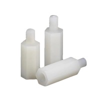 Entretoises et entretoises en plastique blanc M2 M2.5 M3 M4 PCB entretoise hexagonale en nylon