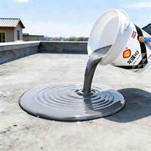 Revestimiento Impermeable de Poliuretano de Alta Elasticidad Longpu, Resistente a Grietas, para Techos y Paredes Exteriores, Ecológico, Garantía China de 5 Años - Product Image 1