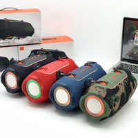 Altavoz Inalámbrico Portátil con Sonido Superior y Camuflaje, 12W, Hi-Fi Estéreo, Correa para el Hombro, Diseño Robusto, para Excursiones de Senderismo