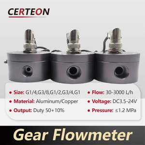 Flow meter roda gigi OFZAT dengan sensor Hall dan output pulsa untuk oli hidrolik - Product Image 2