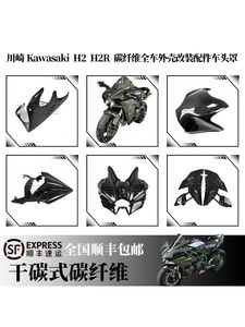 Carénage en fibre de carbone sèche pour <span class=keywords><strong>Kawasaki</strong></span> <span class=keywords><strong>H2</strong></span> <span class=keywords><strong>H2R</strong></span> - Product Image 2