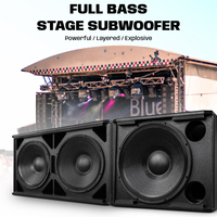Système de sonorisation professionnel SRX728S, haut-parleur extérieur haute puissance à double haut-parleur de 18 pouces, caisson de basses pour scène de concert