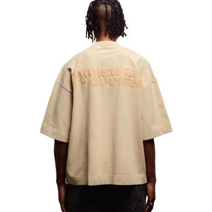 Camisetas de Algodón Extra Grandes con Estampado <span class=keywords><strong>3D</strong></span>, Estilo Casual de Verano, Personalizadas, Manga Corta, Impresión OEM, para Hombre - Product Image 2