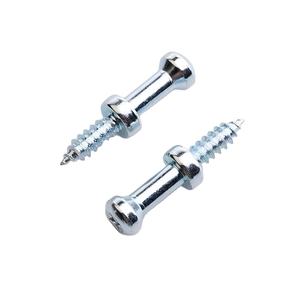 Bu lông <span class=keywords><strong>n</strong></span>ối đồ gỗ, phụ kiệ<span class=keywords><strong>n</strong></span> lắp ráp tủ, 2 trong 1, ốc vít mini, khóa chốt - Product Image 1