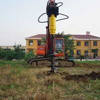 Tarière de terre Pièces de rechange Mini Skid Steer Attachments Tarière de terre hydraulique