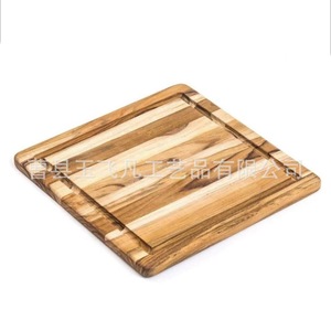 Yu Feifan Square Teak Cutting Board Solid <b>Wood</b> Multifunction Fruit Vegetable Chopping <b>Block</b> Kitchen Use - Product Image 2