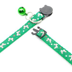 <span class=keywords><strong>Collar</strong></span> Ajustable de Poliéster para Perros/Gatos de Tamaño Pequeño con Campana del Mismo Color, Correa Clásica para Perros, Hebilla para Gatos, para Mascotas - Product Image 4