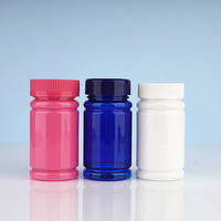 Bouteille de soins de santé en PET de haute qualité, 120 ml, anti-fuite, à large ouverture, en plastique, pour compléments vitaminiques