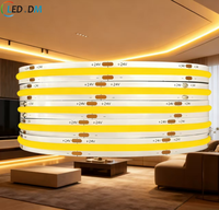 Bande lumineuse Cob économique en gros d'usine DC12v DC24v 320leds/M 480leds/M bobine pour enrouler des bandes Led Cob de haute qualité plus fortes