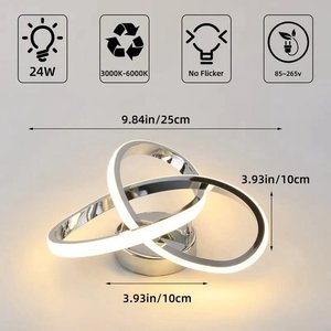 Lámpara de techo LED de diseño moderno Luz de montaje empotrado contemporánea Lámpara de araña barata Lámparas de sala de estar de dormitorio simple - Product Image 2