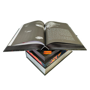 Bem Projetado Capa Dura Livro Full Color Folha Personalizada Bordas Pulverizadas Edição Especial Hardback Collectible Paper Paperboard Printing - Product Image 4