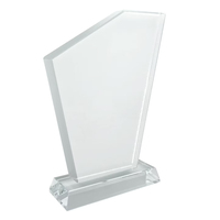 Récompense acrylique de sublimation pour cadre photo en cristal d'affichage de bureau