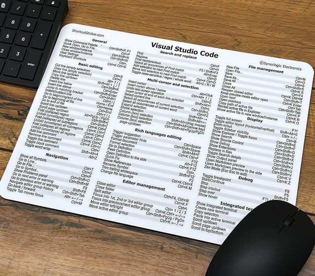Reference Guide Keyboard Shortcut Sticker Work From Home Essentials Excel Shortcuts Cheat Sheet Laminated