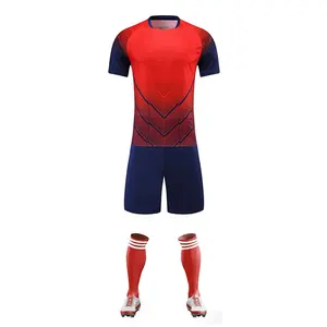 custom supply all over print soccer jersey high quality soccer jersey training soccer uniform football jersey full set