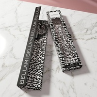 Boîte d'emballage en carton mat de luxe de qualité supérieure pour perruques et extensions de cheveux, boîte en papier magnétique noire personnalisée avec logo pour cadeau