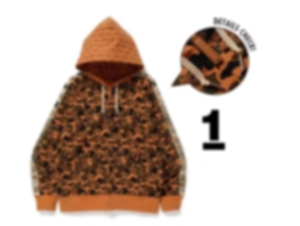 Felpa Oversize con Zip Intera Stile Streetwear Stampata <span class=keywords><strong>Y2K</strong></span> Unisex 100% Cotone Casual Mimetica con Zip - Product Image 3