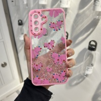 Nouveau modèle époxy paillettes TPU et acrylique étui de téléphone portable pour Samsung A17 A05S A06 4G 5G A56 5G A36 5G A16 4G