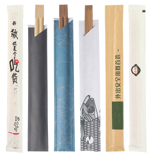 Palillos de bambú Bulls to Go de doble punta para <span class=keywords><strong>sushi</strong></span>, palillos japoneses personalizados con logo para ramen y <span class=keywords><strong>sushi</strong></span>, palillos chinos de bambú desechables - Product Image 5