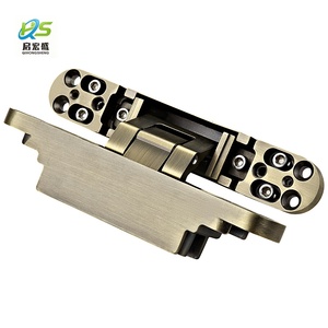 Customize 3d Concealed Hinge Quite Closing Door 28x160mm Zinc Hidden 80kg Weight Frame for Hotel Bld-g160 180 Degree Opening - Product Image 1