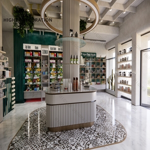 Meubles d'intérieur de <span class=keywords><strong>pharmacie</strong></span>, présentoir en <span class=keywords><strong>bois</strong></span> pour produits capillaires, vitrine commerciale pour <span class=keywords><strong>pharmacie</strong></span> - Product Image 2