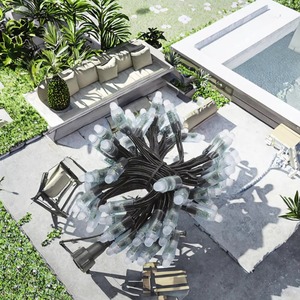 Guirnalda de Luces LED de PVC para Exteriores, con Enchufe, Luz Cálida, para Jardín, Apartamento, Patio, Navidad, Directo de Fábrica OEM - Product Image 3