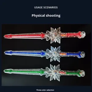 Juguete de Espada LED/De Nieve Brillante Clásico y Colorido, Ideal para Niños y Niñas de 2 a 4 Años, Fiestas y Juegos de Rol - Product Image 3