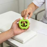 Paisen Silicone Factory Wholesale Apple Ring Silicone Hand Grip Trainer Finger Strength Exerciser for Kids Adults Stress Relief
