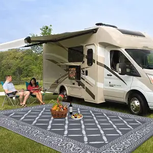 <span class=keywords><strong>Tapis</strong></span> d'Extérieur Réversibles pour Camping-Car 9 X 12 Promotion <span class=keywords><strong>Tapis</strong></span> de Sol Résistant aux Intempéries avec Boucles d'Angle pour Patio <span class=keywords><strong>et</strong></span> Camping <span class=keywords><strong>Noir</strong></span> <span class=keywords><strong>Blanc</strong></span> - Product Image 1