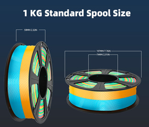 Fabricant professionnel de filament <span class=keywords><strong>3D</strong></span>, filament d'imprimante <span class=keywords><strong>PLA</strong></span> 1,75 mm, bobine de 1 kg, filament <span class=keywords><strong>PLA</strong></span> Plus personnalisé OEM pour la plupart des imprimantes FDM - Product Image 3