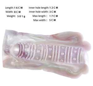 耐用液体硅胶男性自慰器逼真的动物Stroker自慰杯口袋猫咪男性成人性玩具 % - Product Image 6