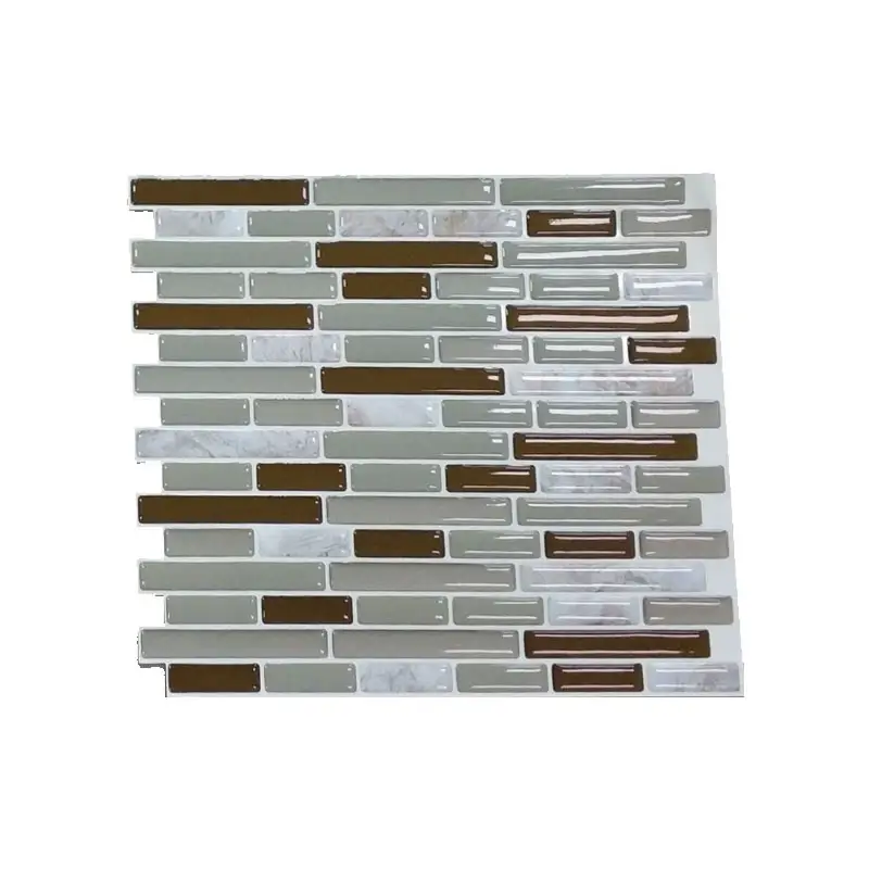 Cozinha Backsplash mosaico parede telhas adesivo resistente ao calor parede adesivo 3D casca e adesivo
