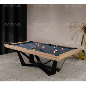 Venta al por mayor de interior al aire libre deportes personalizado moderno 7 pies 8 pies 9 pies pizarra comedor mesa de billar de lujo con patas de metal - Product Image 2