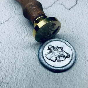 DESEN Custom Ihr eigenes Logo Wax Seal Stamp für Hochzeits einladung und Papier