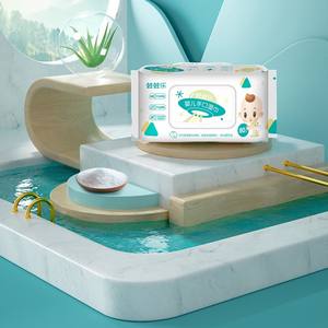 Étiquette privée jetable sensible, 100 pièces, oem, nettoyage des mains et de la bouche, lingettes humides, mouchoirs pour bébé - Product Image 6