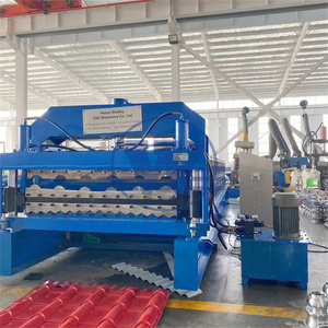 Customized Double Layer Tr4 Tr6 Roofing Metal <b>Sheet</b> Galvanized Cold Roll Forming Making Machine - Product Image 4