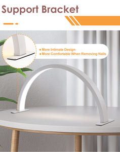 Vẻ Đẹp 75Cm Anh Cắm Màu Xanh Lá Cây Vàng Hồng Nửa Mặt Trăng LED Ánh Sáng Móng Tay Bảng Đèn Nửa Mặt Trăng Đèn - Product Image 2