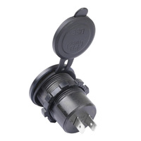 Prise de chargeur de voiture à charge rapide 38W PD avec interrupteur marche/arrêt bricolage 12-24V Type C QC3.0 USB C pour bateau Marine ATV Bus & Truck