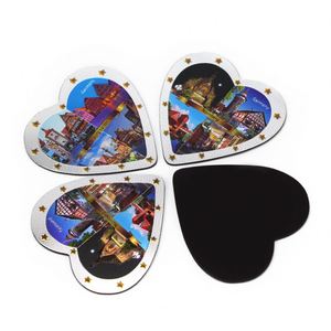 แม่เหล็กติดตู้เย็นรูปหัวใจพิมพ์ลายฟอยล์พร้อมชื่อส่วนตัว ของที่ระลึกแบบกำหนดเอง แม่เหล็กติดตู้เย็นรูปสถานะต่างๆ - Product Image 2