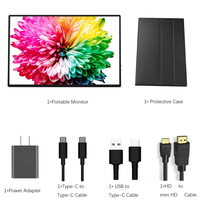 Monitor Portátil para Juegos de 16 Pulgadas, 2.5K, 120Hz, 1920*1080, 16:9, Pantalla de 120hz, Extensor de Pantalla USB para Laptop